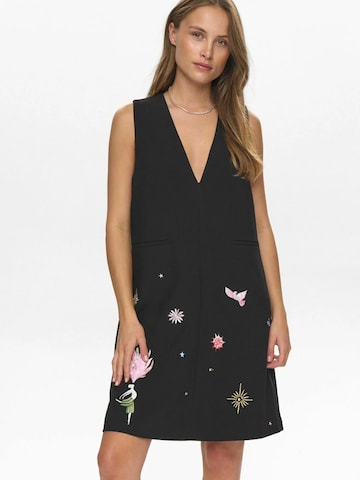 NÜMPH Šaty – černá: přední strana