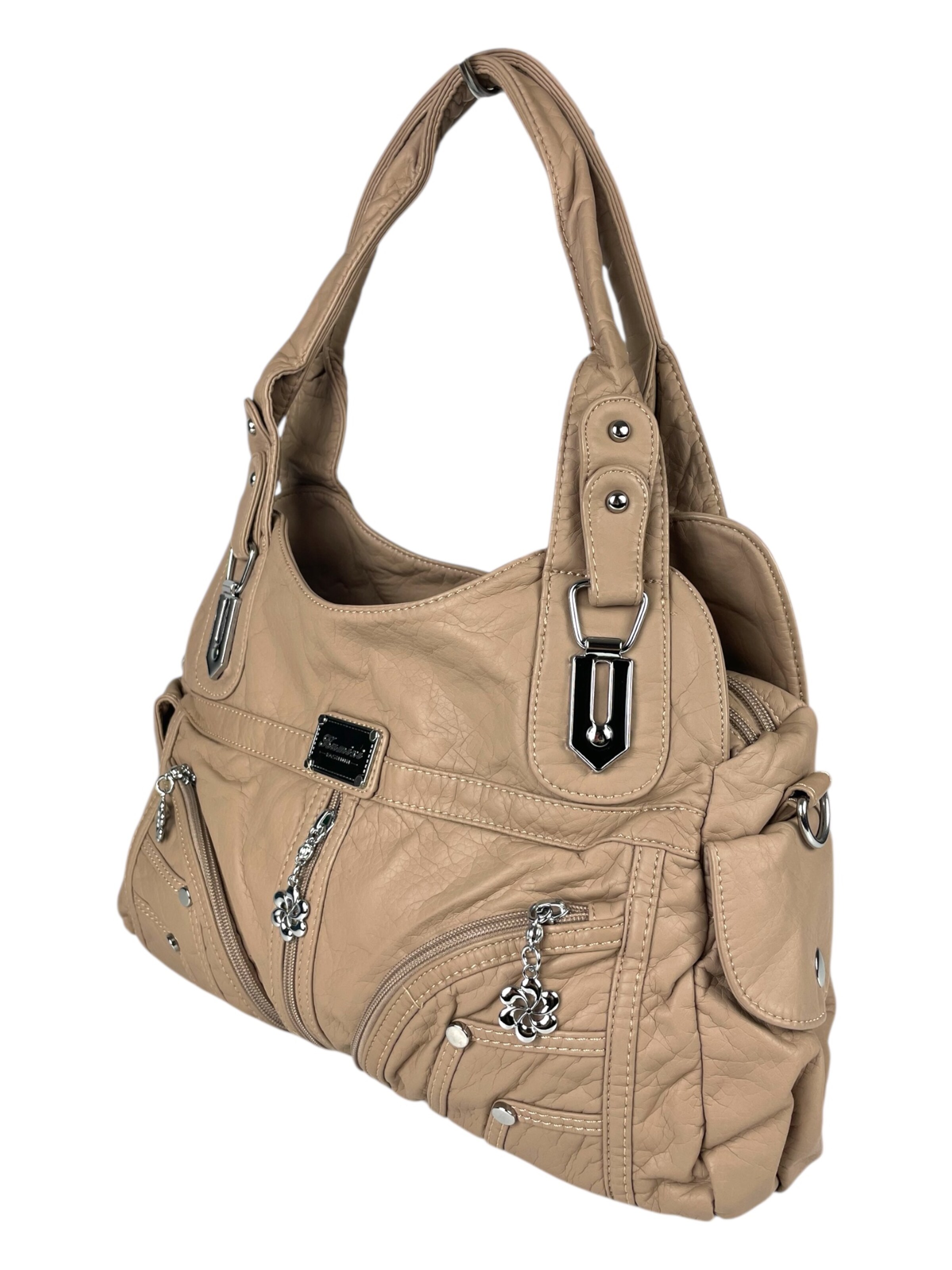 Borsa a spalla 'Schultertasche' di Kumixi in arancione