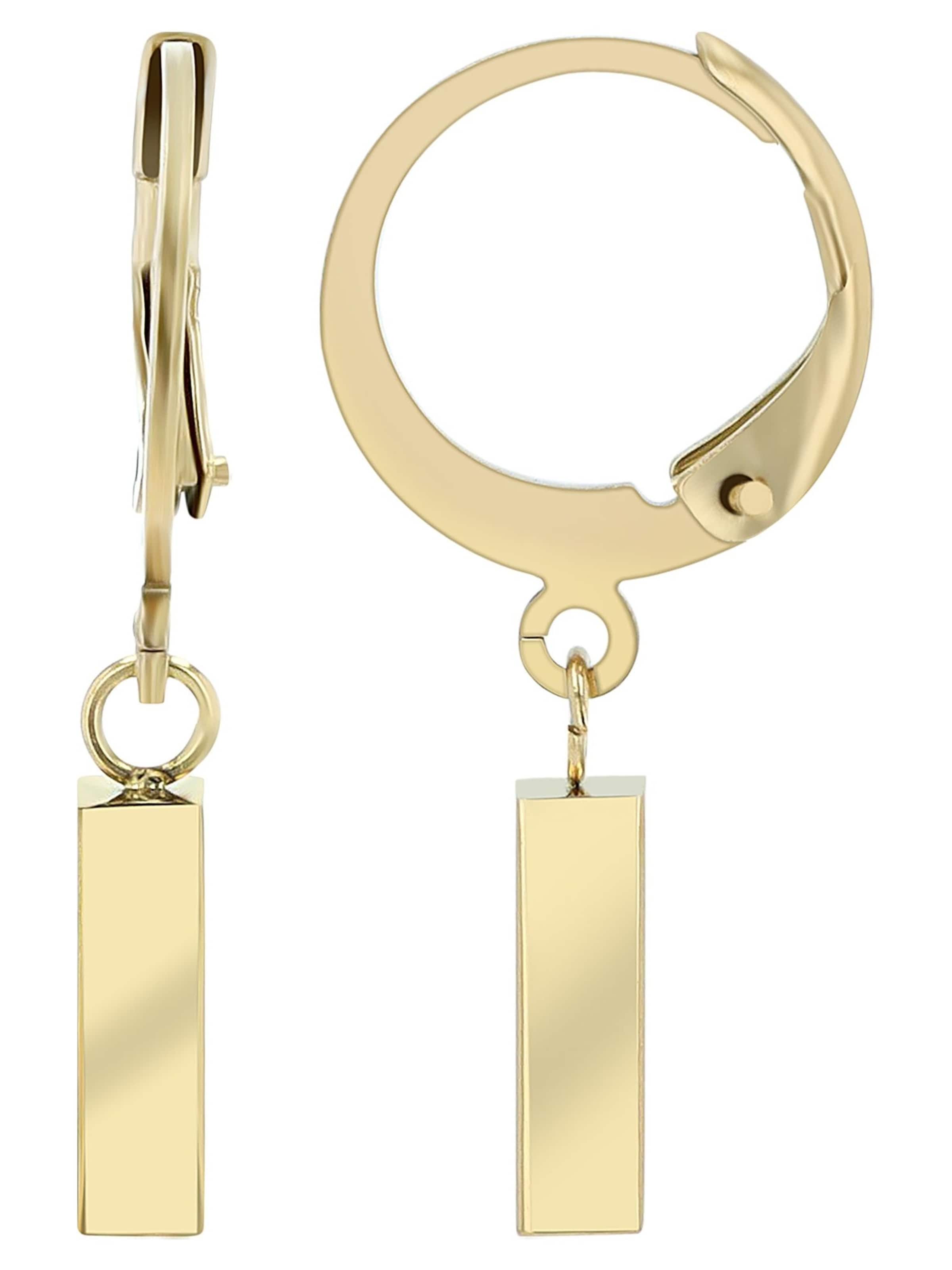 Akzent Earrings 'Fedde, langlebig' in Gold