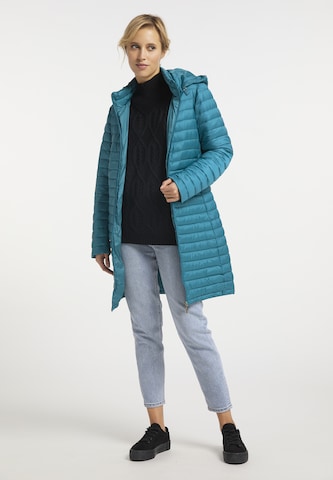 Usha Winter Coat in Blue