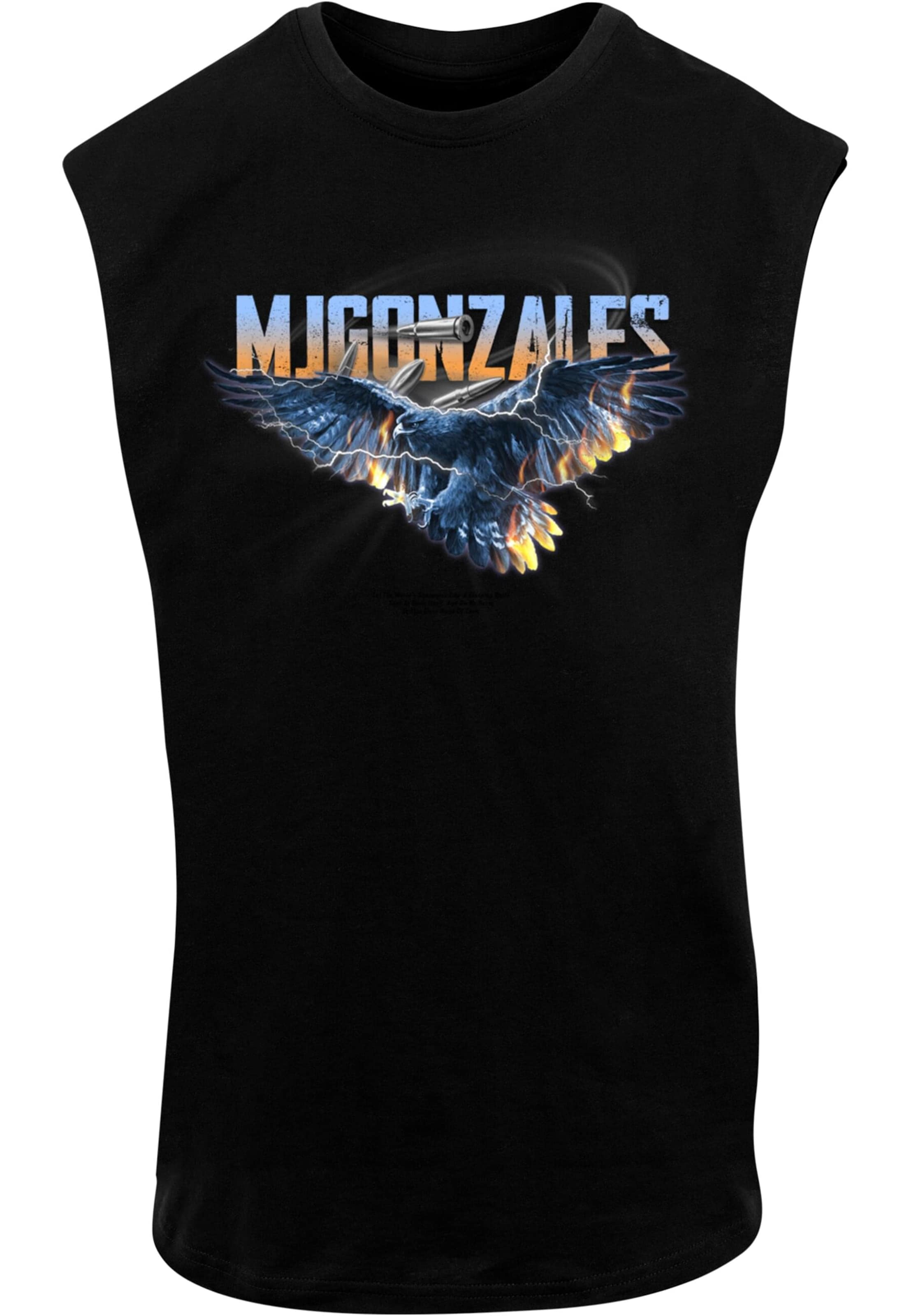 T-Shirt 'Eagle V.2' MJ Gonzales en noir : devant