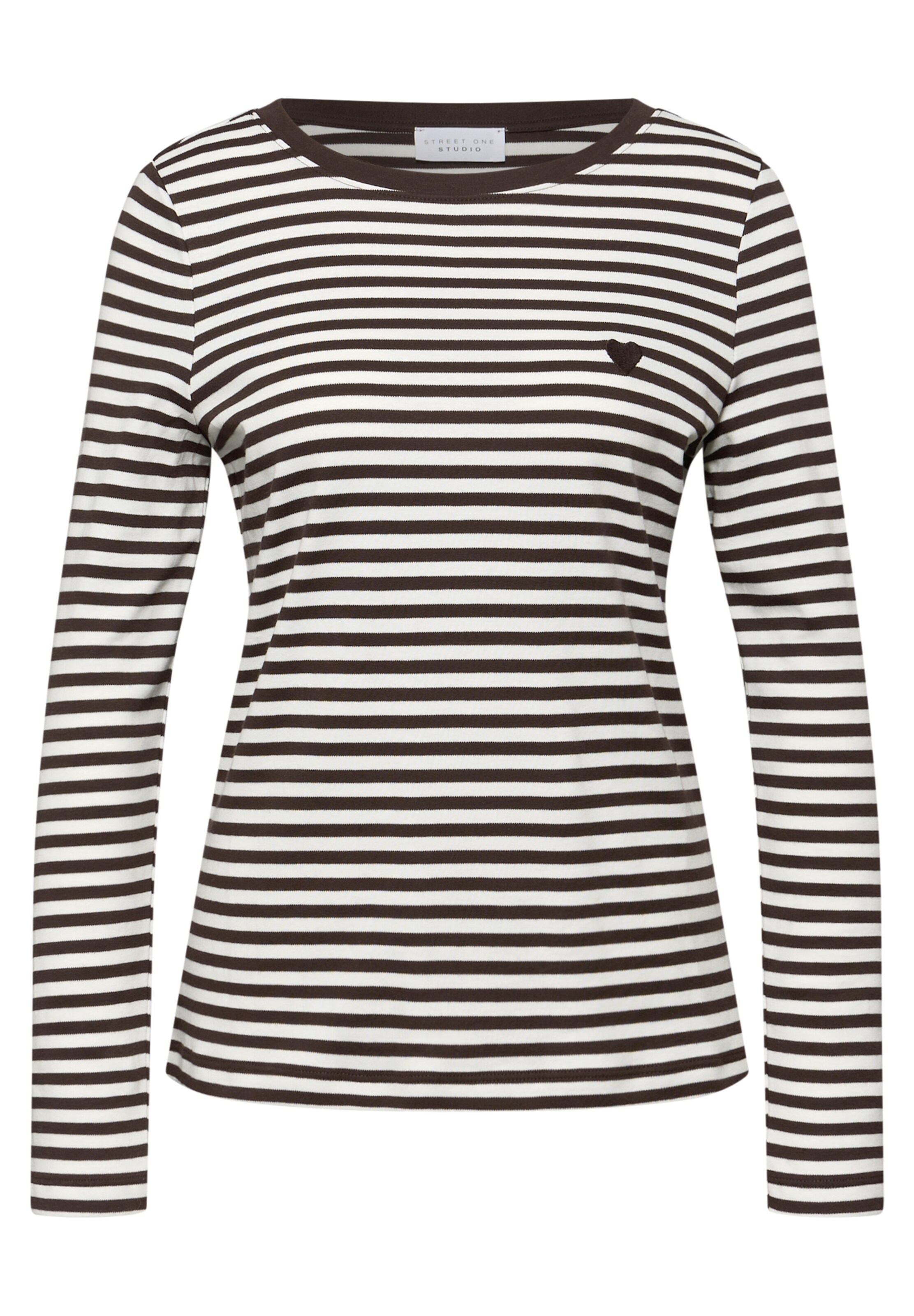 Street One Studio Shirt in Brown: front