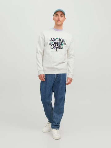 JACK & JONESSweater majica 'Silverlake' - bijela boja