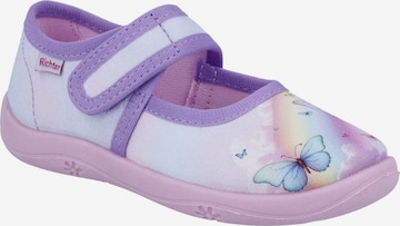 Richter Schuhe Slippers in Purple: front
