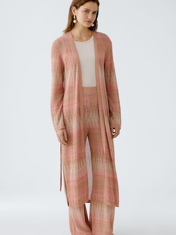 OUI Knitted Coat in Pink