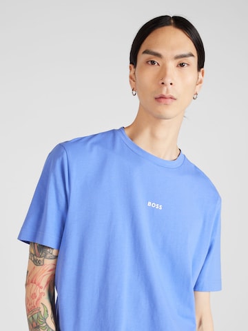 BOSS Orange T-Shirt 'Chup' in Blau