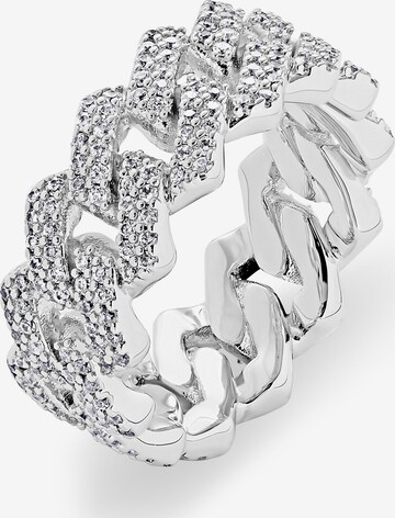 FAVS Ring in Silver: front