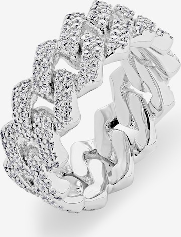 FAVS Ring in Silver: front