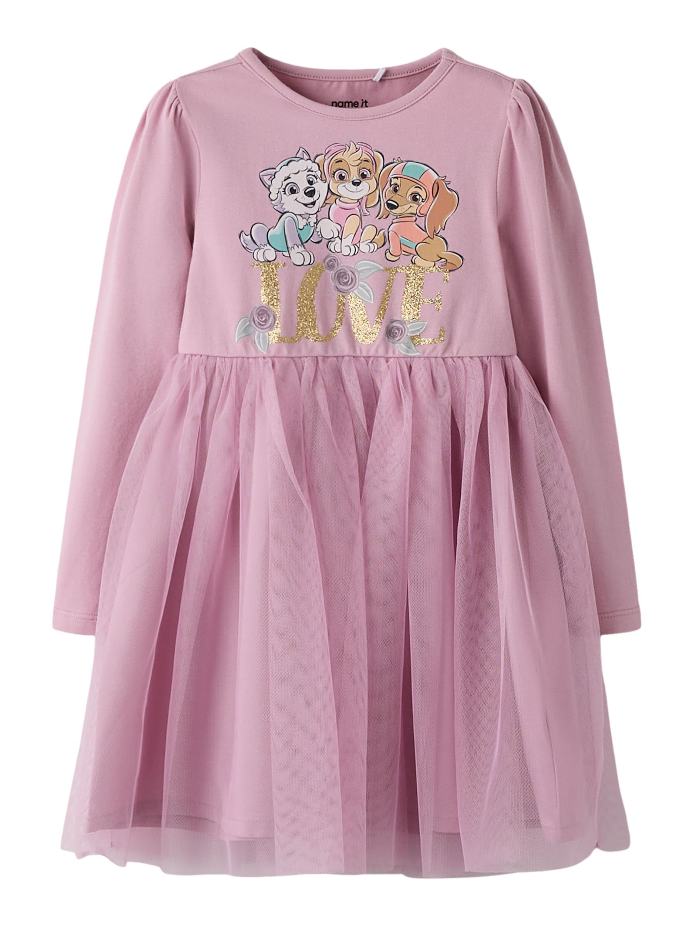 NAME IT - Vestido 'PAW PATROL' en lila: frente