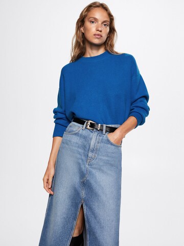 MANGO Sweater 'MARINA' in Blue: front