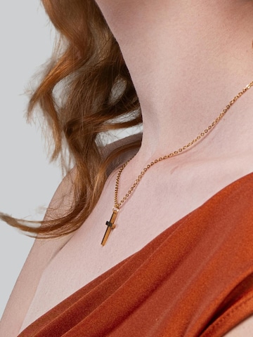 Amberz Ketting 'Spirit Cross' in Goud