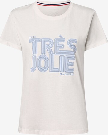 T-shirt Marie Lund en blanc : devant