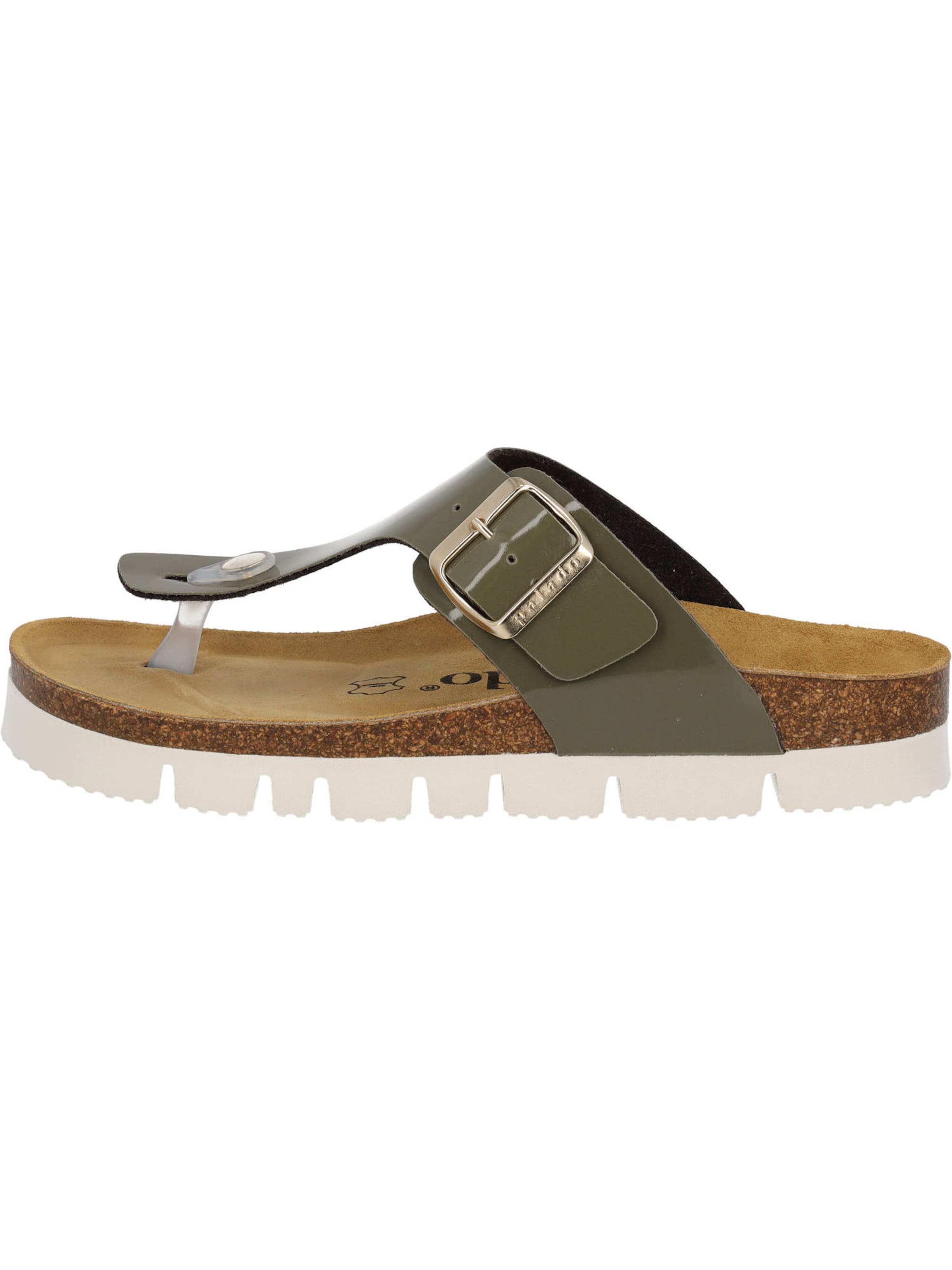 Palado T-bar sandals 'Palado Kos PL Lack' in Green
