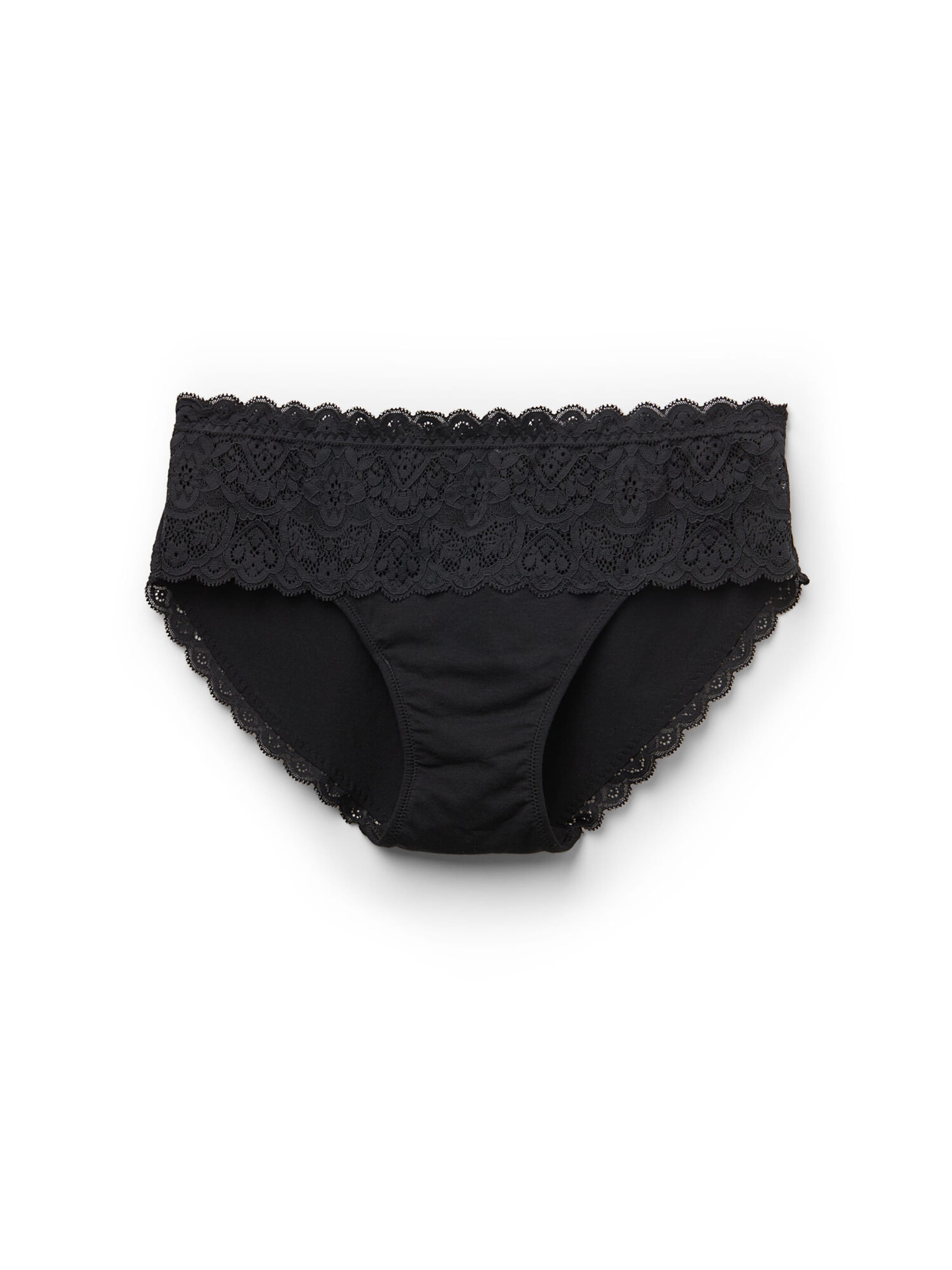 INTIMISSIMI Slip in Schwarz: Vorderseite