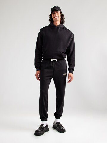 JACK & JONES Tapered Trousers 'JPSTKANE BILLY' in Black