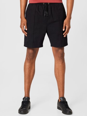 Sixth June Regular Trousers 'MINIMAL' in Black: front