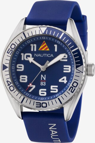 Montre à affichage analogique 'N83' NAUTICA en bleu : devant