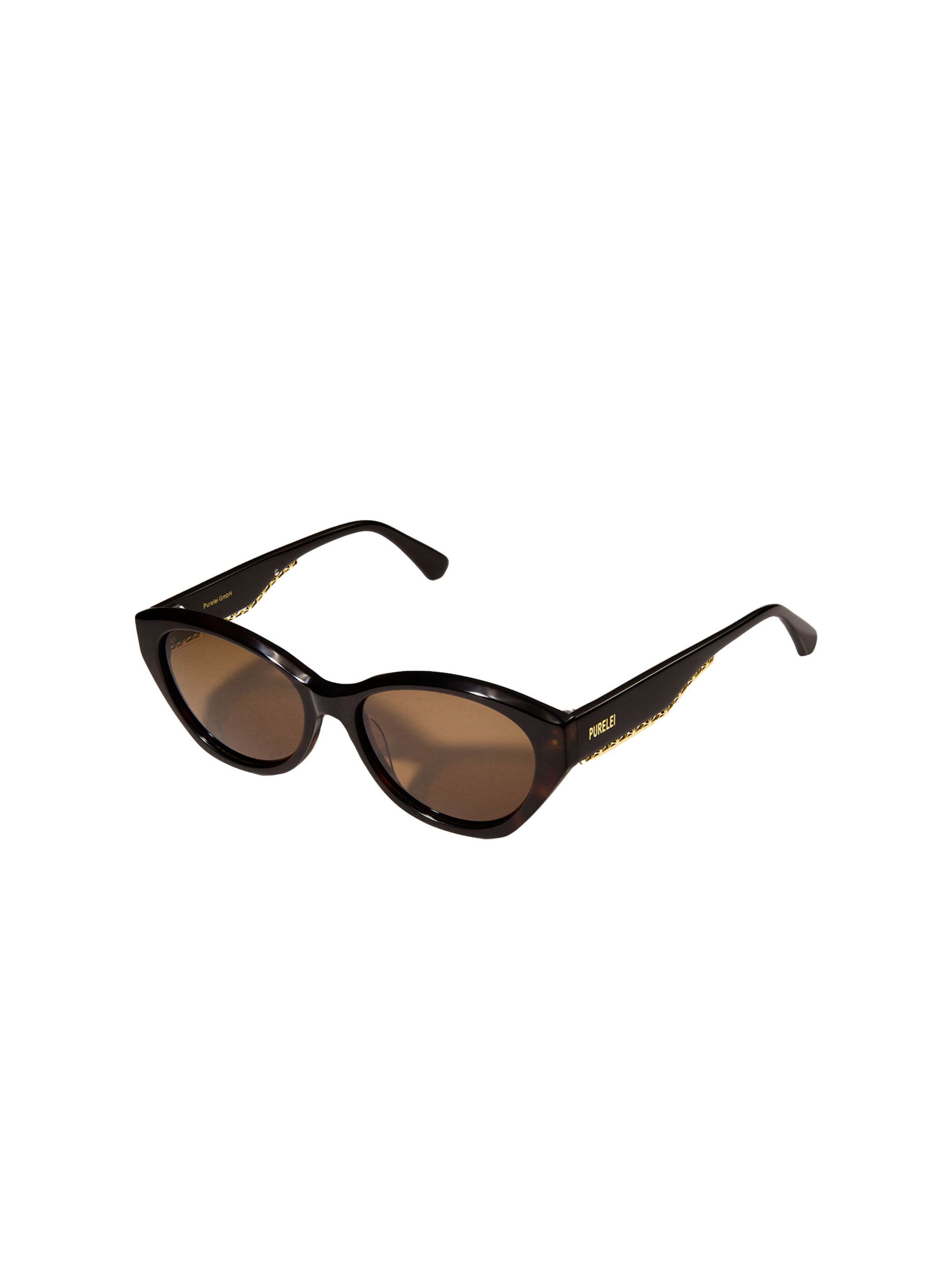 PURELEI Sunglasses 'Lagoon' in Brown: front