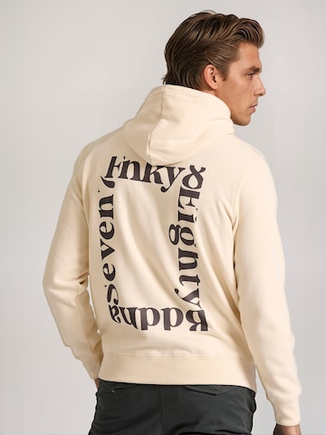 Sweat-shirt Funky Buddha en beige : devant