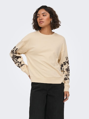 JDY - Sudadera 'JDYIrmelin' en beige: frente