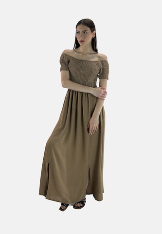 Elara Sommerkjole i brun