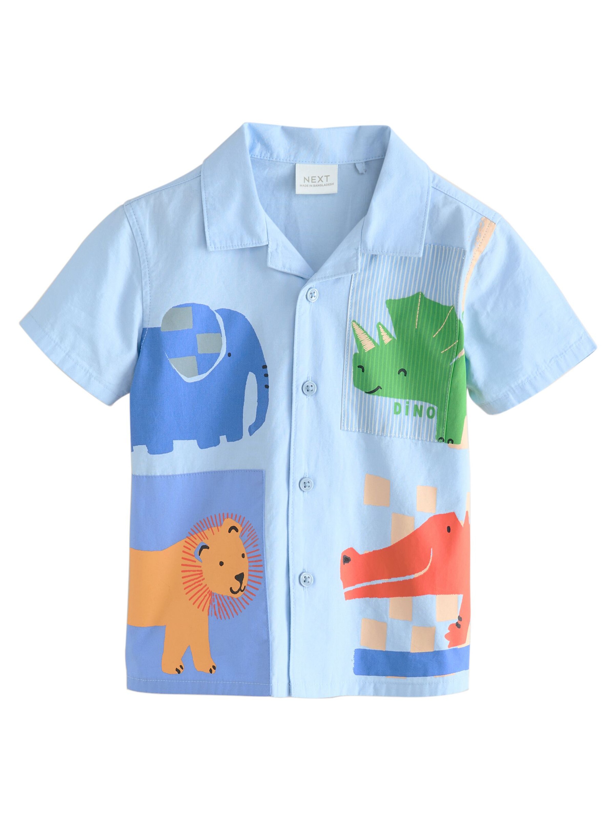 Next Regular fit Πουκάμισο σε ανάμεικτα χρώματα: μπροστά