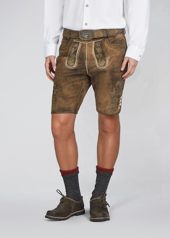 SPIETH & WENSKY Haferlschuh 'Gerd', traditioneller, stilsicherer Lederschuh in Braun