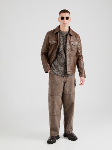 anerkjendt Sweater 'SUNE' in Brown