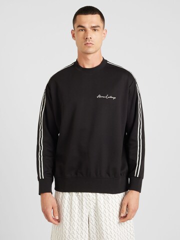 ARMANI EXCHANGE - Sudadera en negro: frente