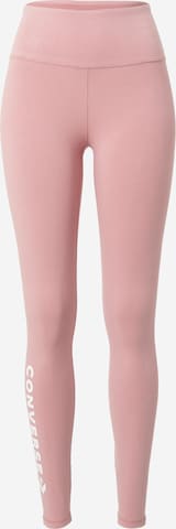 CONVERSE Skinny Leggings in Pink: front