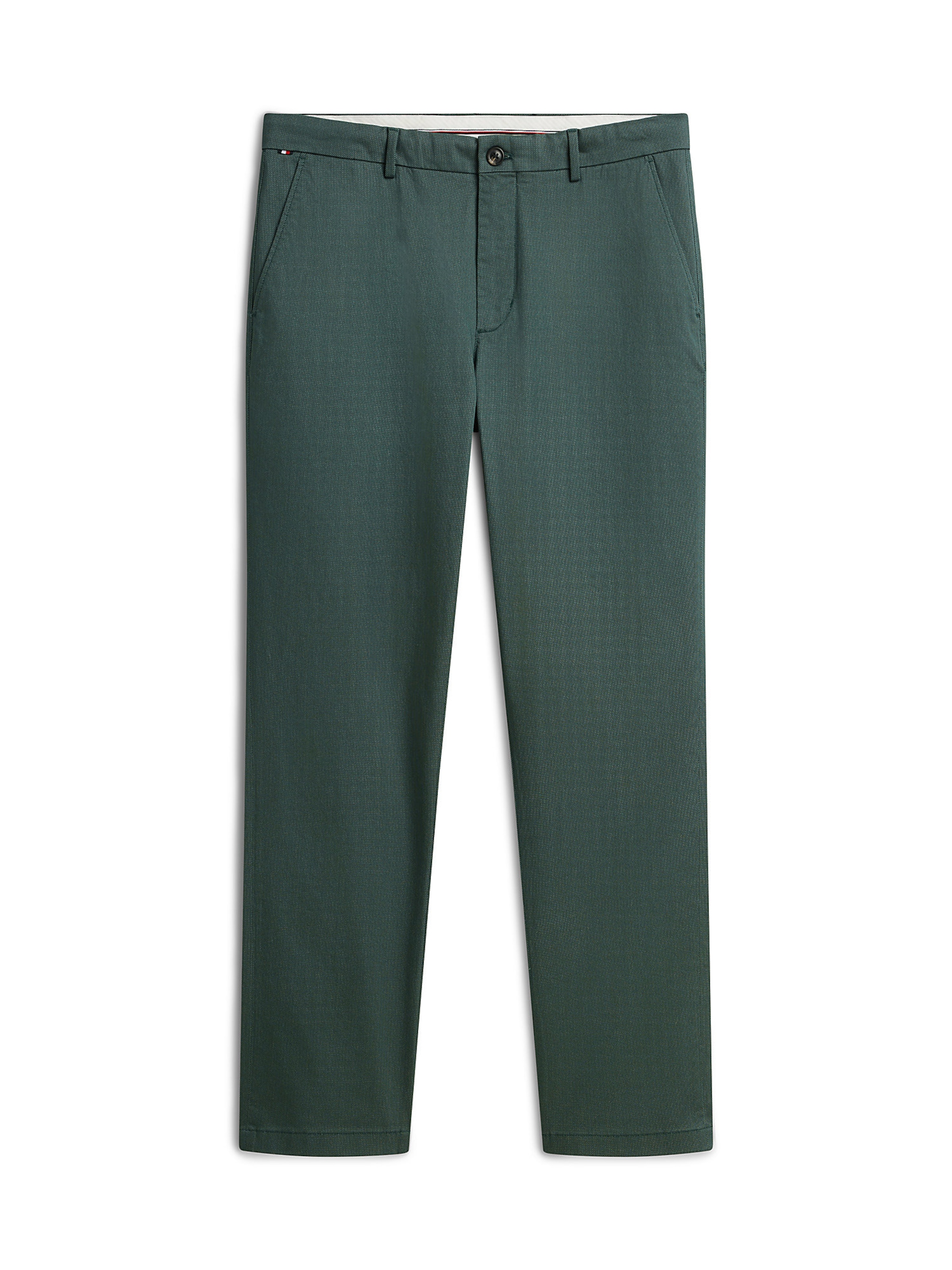 Pantalon chino 'Denton' TOMMY HILFIGER en vert : devant