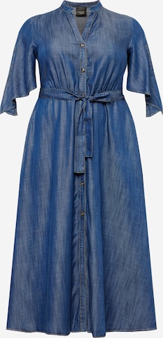 Persona by Marina Rinaldi Shirt dress 'DAVANTI' in Blue: front