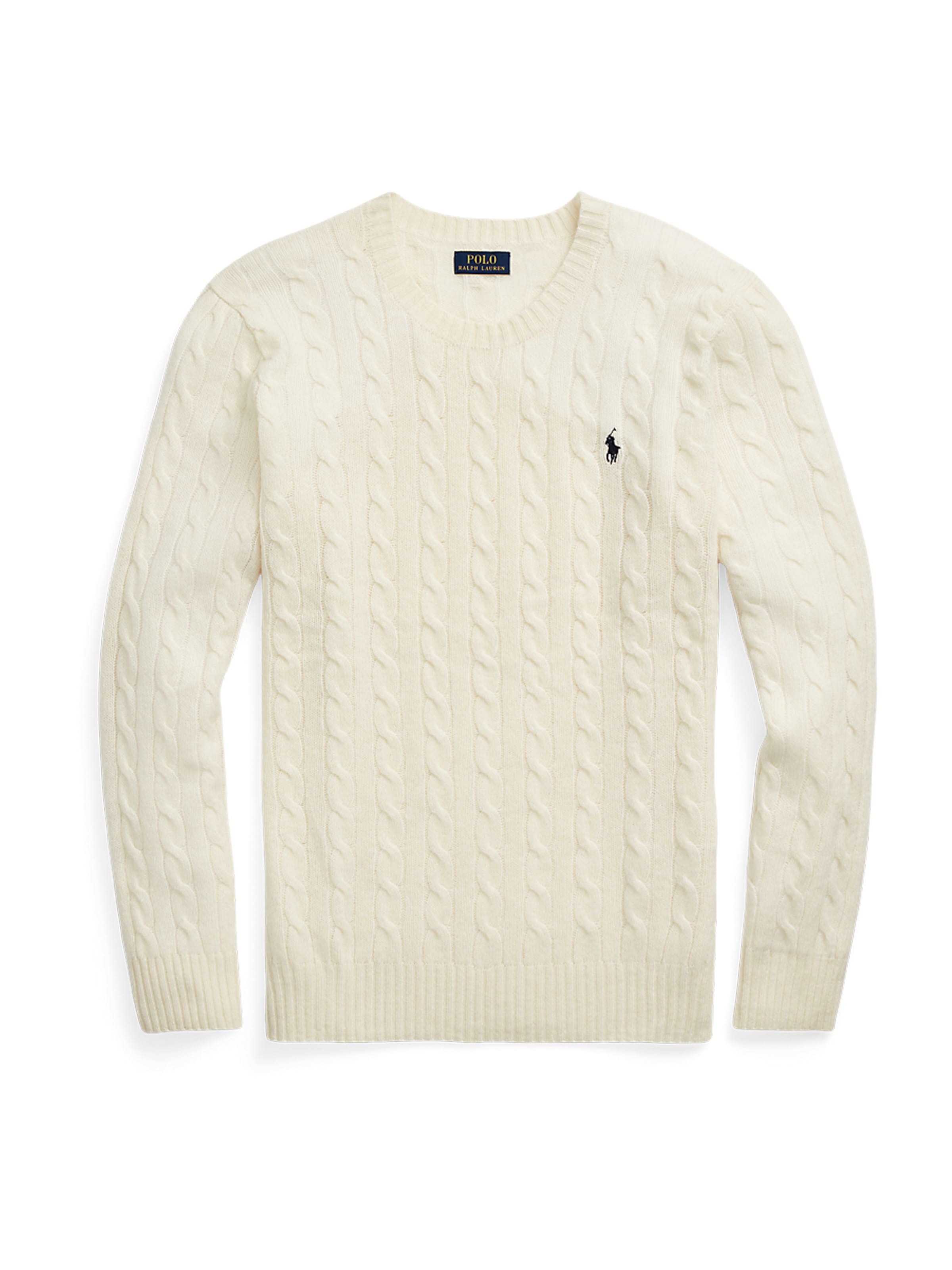 Polo Ralph Lauren Big & Tall Trui in Beige: voorkant
