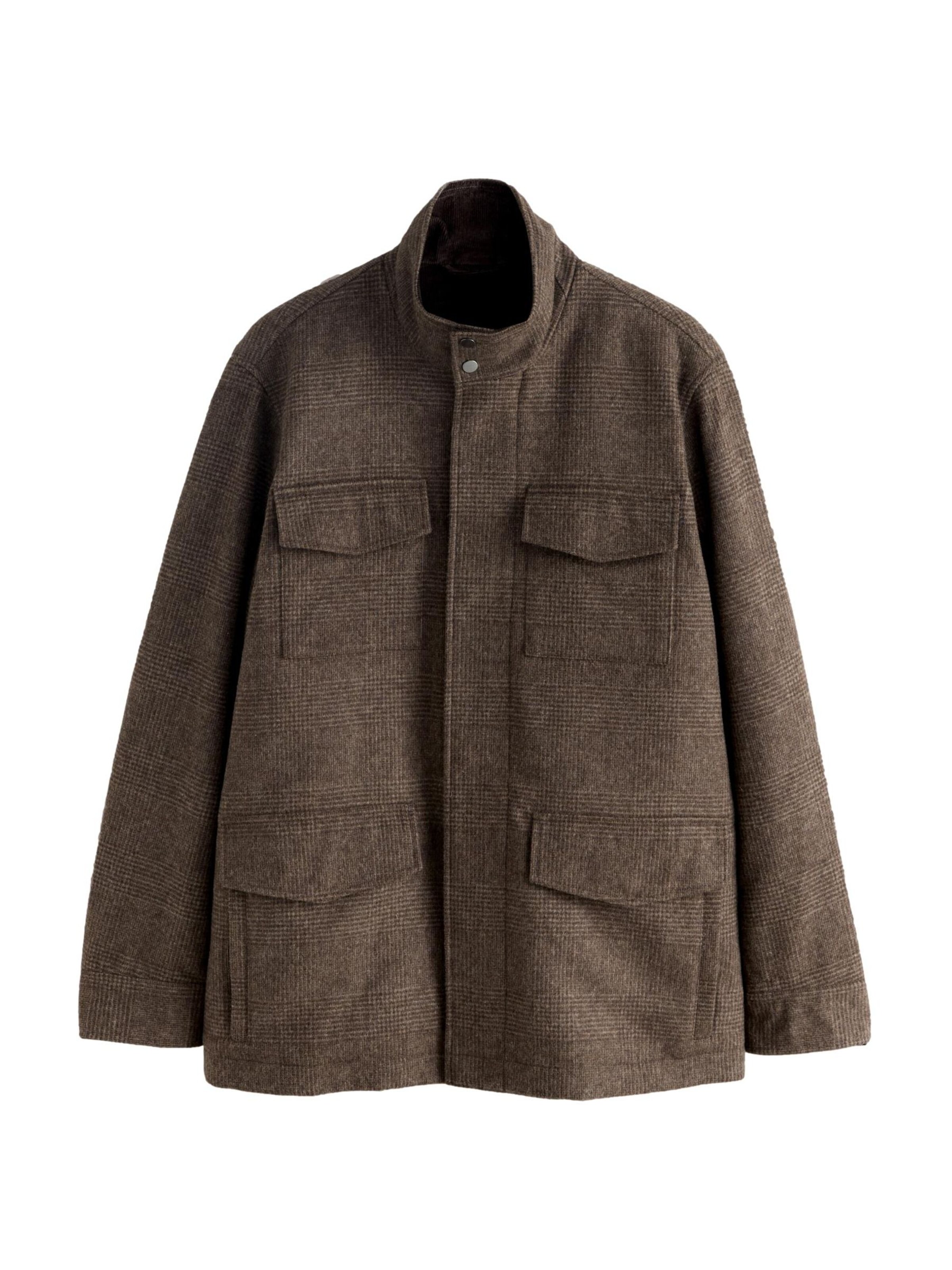 Next Jacke in Braun: Vorderseite