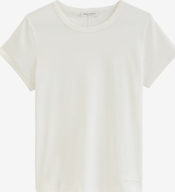 T-shirt Marc O'Polo en beige : devant
