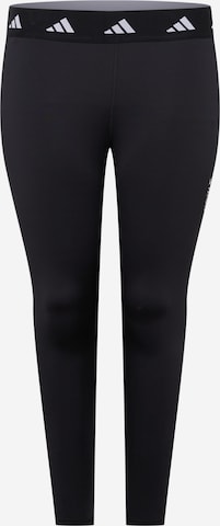 ADIDAS PERFORMANCE - Skinny Calças de desporto 'Techfit Period Proof ' em preto: frente