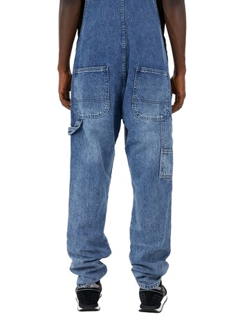 FAMILY 1ST FAMILY 4EVER Regular Tuinbroek 'Hard Working Dungarees' in Blauw