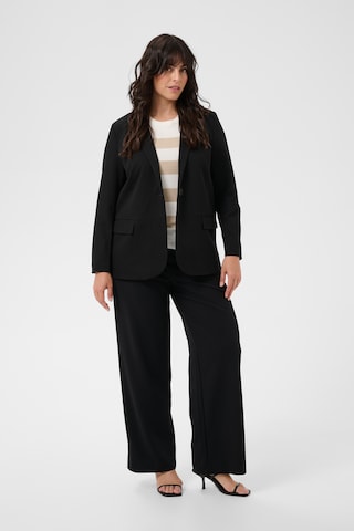 KAFFE CURVE - Loosefit Pantalón en negro