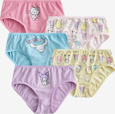 Next Alushousut koossa 116 värissä vaaleansininen / vaaleankeltainen / lila / pastellinpinkki, Tuotenäkymä