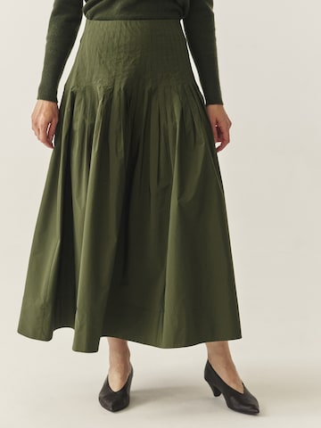 TATUUM Rock 'PLISKA' in Grün: Vorderseite