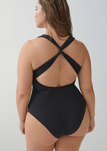 MANGO Swimsuit in Black