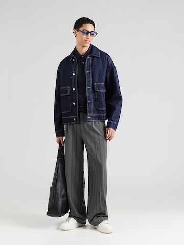 GUESS Tričko 'NOLAN' – modrá