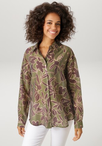 Aniston CASUAL Blouse in Green: front