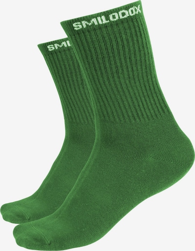 Smilodox Athletic Socks in Green / White, Item view
