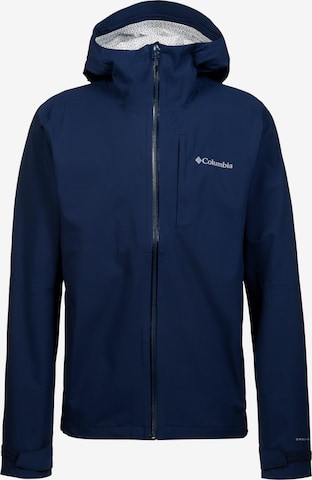 Veste outdoor 'Ampli-Dry Shell' COLUMBIA en bleu : devant