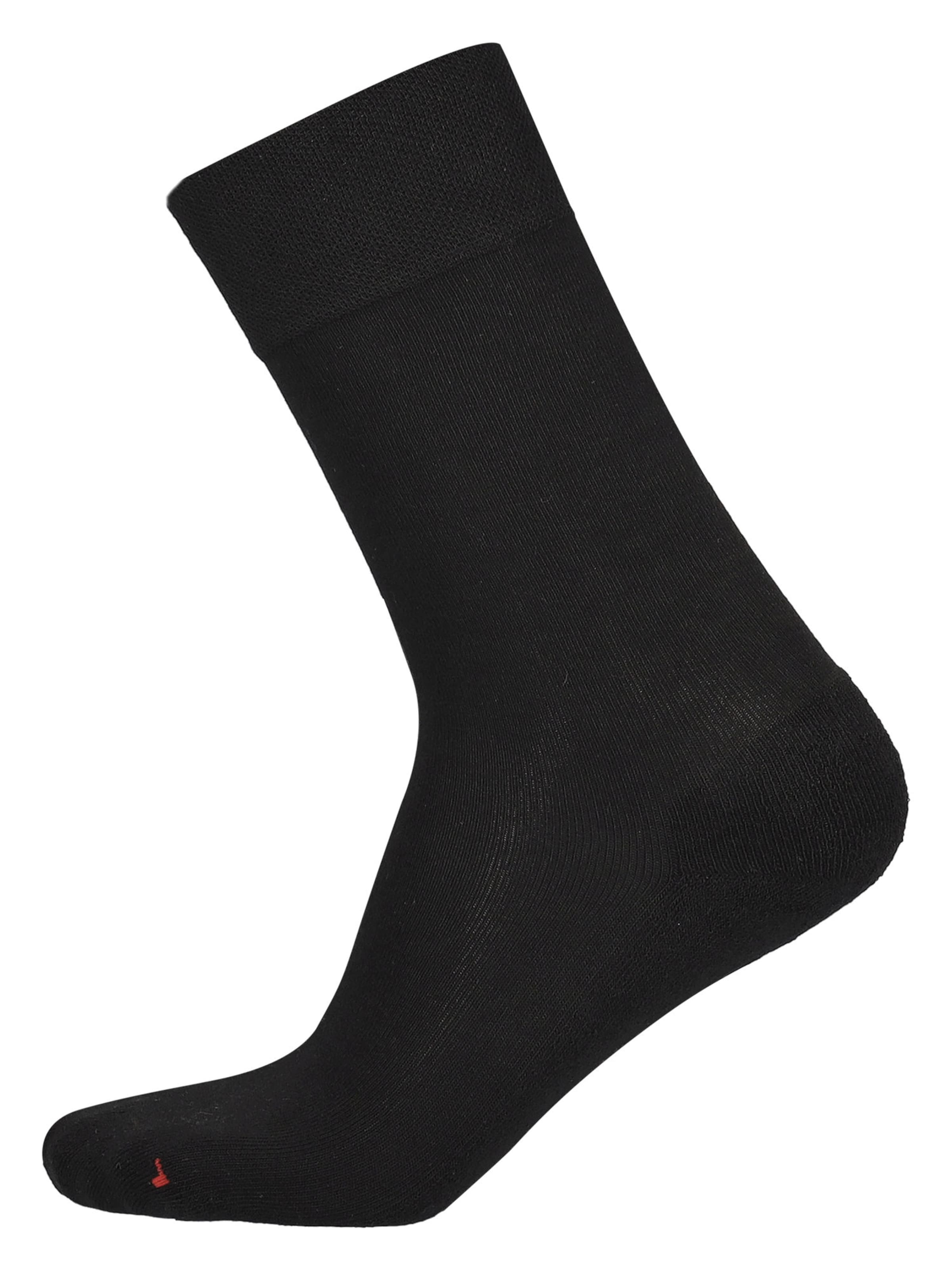 Chaussettes 'Air Plush' Hudson en noir : devant