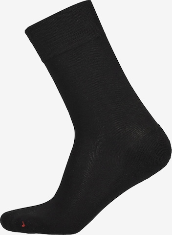 Chaussettes 'Air Plush' Hudson en noir : devant