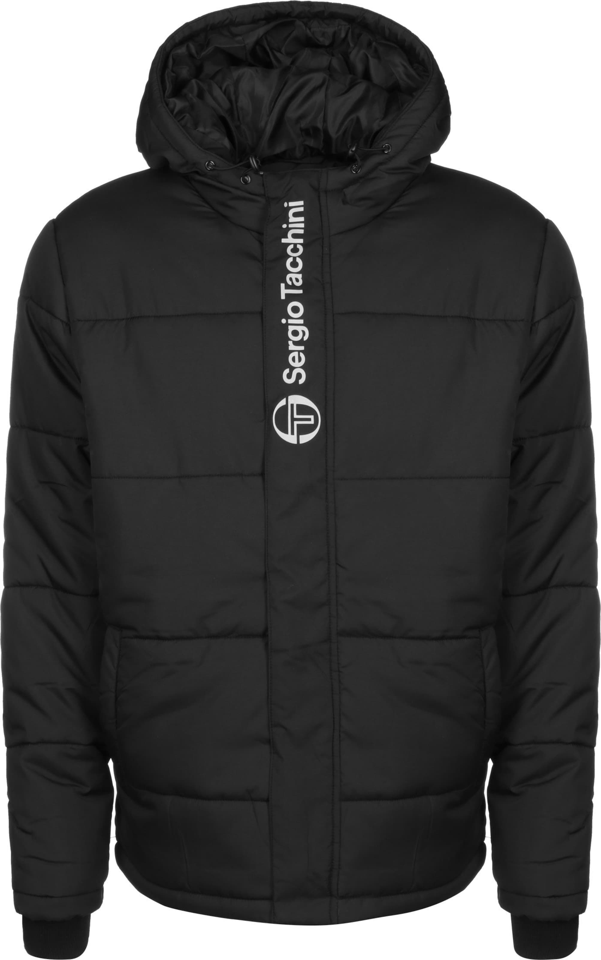 Sergio Tacchini Jacke 'Panne' in Schwarz: Vorderseite