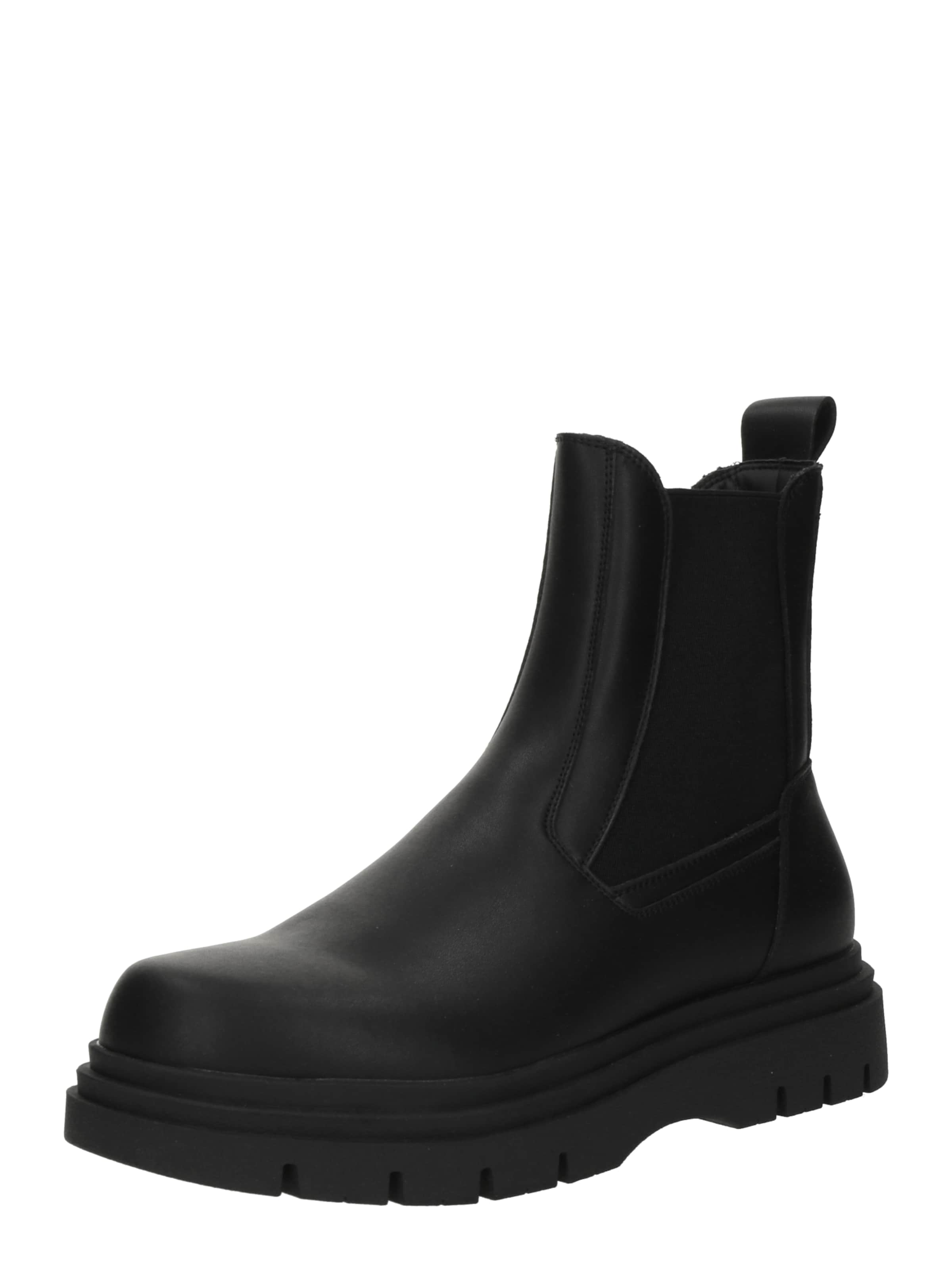 Ghete chelsea 'FERGIE' de la GUESS pe negru: față