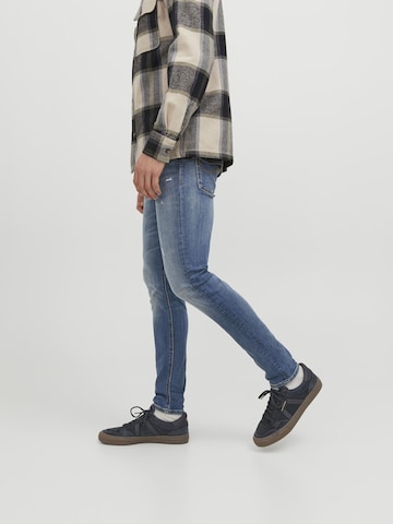 Skinny Jeans 'Liam' di JACK & JONES in blu